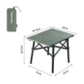 Meja Lipat Ringan Fangjian Outdoor Naturehike CNH22JU050 Folding Table Lightweight. 