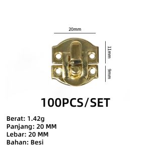 100PCS/SET 2CM/2.7CM Kunci dus key hook/pengait kotak box