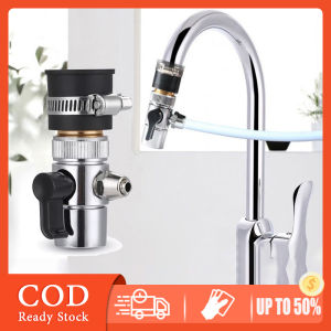 Tube Connector Faucet Adapter Diverter Valve Counter Top Water Filter Faucet Single-cut Valve Bathroom Valve Filter Nozzle Diverter