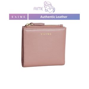 [PRE-ORDER] SAIME | Authentic Leather Plain Lightweight Short Wallet - Aime Empire (ETA:2023-11-25)