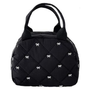 Toiletry Bag Large Capacity Makeup Bag Lovely Bows Cosmetic Bag Handheld Makeup Bag Skincare Storage Bag Wash Bag