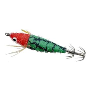 Shrimp Lure Baits Squid Jigs 7.5cm 6g Glow Squid Jigs Cuttlefish Hook Glow Jigs Hook Saltwater Fishing Tackle