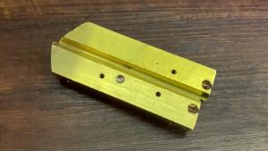 HUALIAN FRBM-810I/FRM-980I Band Sealer Heat up BlockContinuous Band Sealing Machine Brass Heat Holder BateRpak supply