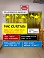 PVC Curtain - Tebal 2 mm Lebar 20 cm - Tirai Pemisah Ruangan - Tirai Pintu Plastik. 