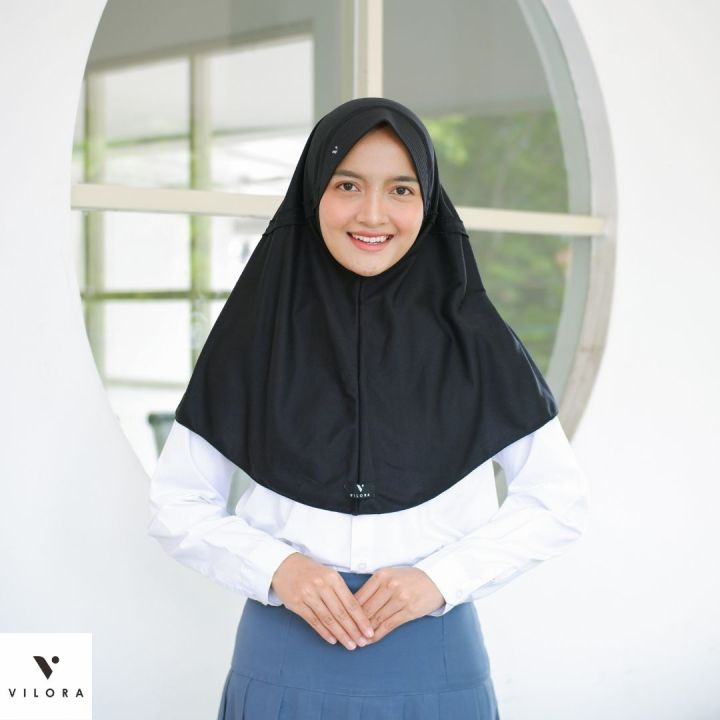 VILORA SIZE L KERUDUNG JILBAB SEKOLAH ANAK SD SMP SMA