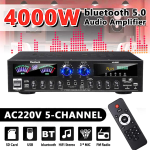 READY Sunbuck AV-555BT Ampli Amplifier Bluetooth Karaoke rumahan 4000 watt EQ Mixer Audio FM