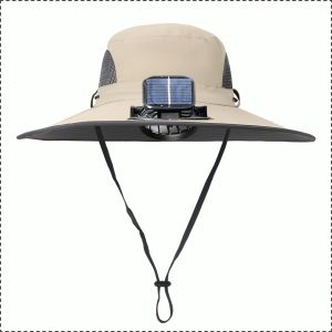 Sun Hat Battery Drive Turban Uv Protection Refreshing Breeze Sunscreen Easy Charging Leisure Shade