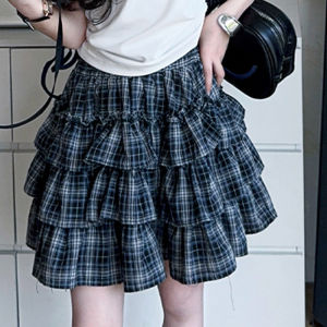 Little RD Girls Shirt POLO Summer Sweater Vest + Striped Cake Dress Two-Piece Suit 5-14 Years 25072001