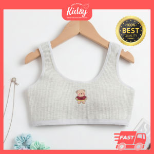 KIDSY 9-13Y Perempuan Baju Dalam Kanak Teenager Girl kids Training Bra Cotton Vest Girls Tank Top