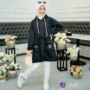 Alvano Store - Hijacket Jaket Hijab Anak Perempuan Muslimah Ukuran Tanggung 5 - 12 Tahun Terbaru 2023 Fashionable Kekinian