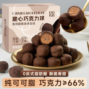 Crispy Chocolate Ball Snack Crispy Chocolate Ball Snacks