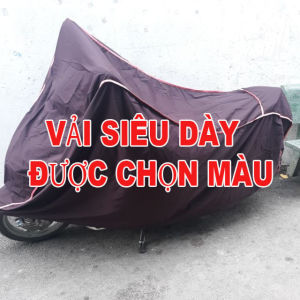 (1.2kg-1.4kg)Trùm xe máy Vải Dù Dày chống mưa nắng nóng xe