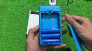 Box sạc dự phòng 6 cell hổ trợ sạc nhanh QC 3.0 PD 3.0 VOOC 3.0 ( Có thể dể dàng tháo lắp để thay pin)