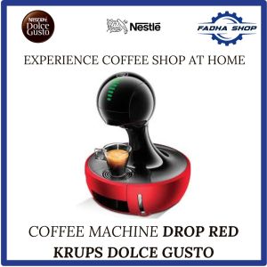 Mesin NESCAFE DOLCE GUSTO Automatic Coffee Machine Drop - RED Original