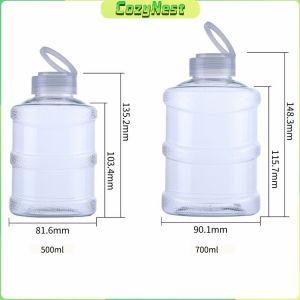 C.N. Mini Water Bucket Tumbler Creative Mineral Water Bottle 700ml 500ml