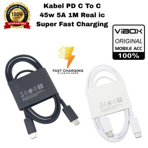VR~Kabel Data Sam Type C to Type C SUPER FAST CHARGING S24 ULTRA 45W / S22 / S22+ / S22 Ultra / S20 FE / S20 Ultra / S21 FE / S21