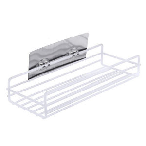 BATHROOM CORNER STORAGE RACK FREE OF PUNCH KITCHEN TOILET SINK WALL MOUNTED RAK DAPUR TANDAS - HOME & LIVING