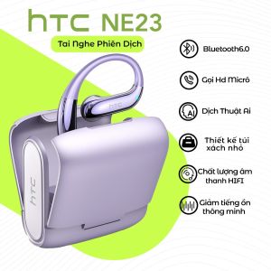 HTC NE23 Tai nghe dịch  bluetooth 6.0 Tai nghe khử tiếng ồn Điều khiển cảm ứng âm thanh nổi HIFI