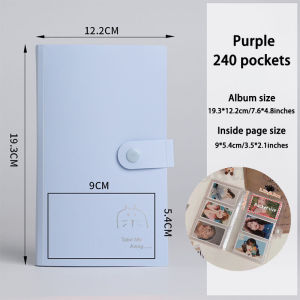 240 pocket capacity Lomo photo card holder photo card book card stock photo album