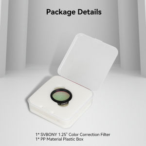 Svbony sv231 bộ lọc quang sai màu chính xác 1.25 & 2 inch AR lớp phủ chống phản xạ 300-1200/NM bước sóng khẩu độ rõ ràng làm giảm sắc sai màu cạnh cho quan sát thiên văn OTA hoặc khúc xạ ED đơn