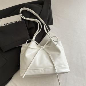 SEA YADOU  กระเป๋าใบเล็กผู้หญิงสไตล์ใหม่อินเทรนด์ยุโรปและอเมริกาเรียบง่ายบรรยากาศกระเป๋าสะพายไหล่เนื้อพร็อพกระเป๋าสี่เหลี่ยมเล็กช่องเล็ก