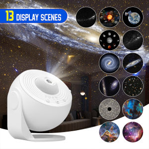 Galaxy Light Galaxy Projector Star Planetarium Projector Bedroom Night Light 13 in 1 Galaxy Aurora Projector Birthday Gift for Kids lampu tidur bilik cantik