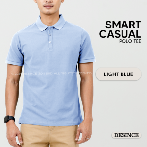 🇲🇾 DESINCE Casual Smart Men Polo Shirt Tees Collar T-shirt Baju Polo Berkolar MT 039