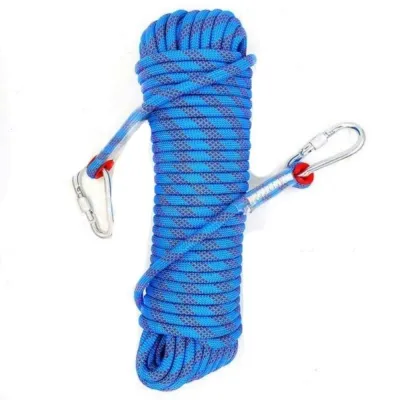 LIUJIR Độ bền cao Dây cứu sinh an toàn Tĩnh Dày 10mm Dây đá tĩnh Thiết bị An toàn Dây leo núi Ngoài trời