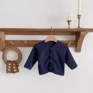 Canacana Baby Boy Girl Knitted Cardigan Sweater Kids Long Sleeve Jacket Budak Outerwear 1105