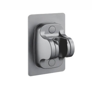 XinKunLong KL-J01-12 Grey Shower Head Holder Non Perforated Nozzle Hanging Seat Bathroom Shower Head Rack