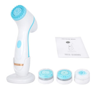 [SG Stock] Electric Silicone Spin Facial Brush Deep Cleansing Purify Pores Radiant Skin