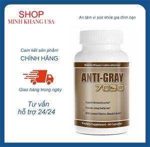 Viên Uống Maritzmayer Laboratories Anti-Gray 7050 Hỗ Trợ Giảm Bạc Tóc Sớm Giúp Tóc Chắc Khỏe