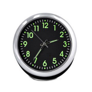 Car Clocks Mini Luminous Car Quartz Clock Convenient Stick-on Watch Universal for Car Dashboard Bike Home Timing Tools