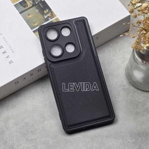 Poco M6 Pro 4G Poco X6 5G Case Pro Leather Black Poco M6 Pro 4G Poco X6 5G