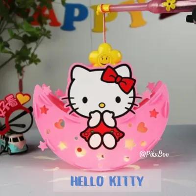 DIY Music Lantern for Kids- Elsa Paw Patrol Spider Man Hello Kitty Peppa Pig for Mid Autumn Festival