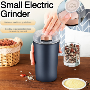 Small Electric Grinder Multi Function Coffee and Spice Grinding Machine Household Rechargeable Grinder