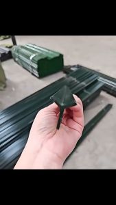 Besi Tiang Pagar Pagar Column  Fence Cyclone Column Triangle Steel Iron Column Tiang Pagar Fence 1.5m 1.7m 2.0m 2.5m