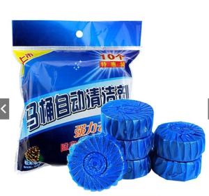 Viên thả bồn cầu tẩy sạch mảng bám khử mùi Hàn Quốc viên tẩy bồn cầu gói 10 viên