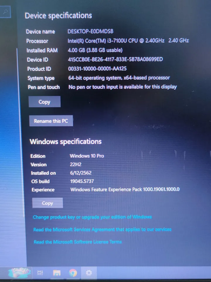 โน๊ตบุ๊คมือสองยี่ห้อAsus X441U ซีพียู Core i3 เจน แรม GB /จอ