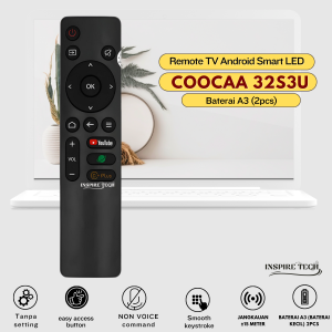 Remot Remote TV Coocaa Smart Android  32S3U 40S3U Android Smart LED LCD Coocaa 32S3U 32K5C 40K5C 43K5C 50K5C 55K5C 65K5C