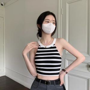 KDAShop Hothit เสื้อแขนกุดลายทางแฟชั่น ผ้าเนื้อดีใส่สบายมาก ลุคไหนก็ไม่โป๊ะ ใส่แล้วเข้ารูปสวย โทนสีสุภาพ ใส่ได้ทุกเทศกาล จัดเลยสาวๆ