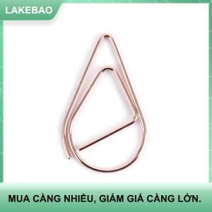 【LAKEBAO】 50 cái Kẹp Giấy Hình Giọt Nước Kim Loại kẹp đánh dấu sách dễ thương Kawaii văn phòng phẩm