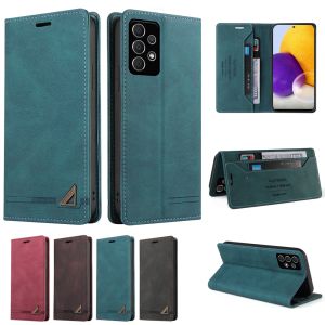 Case For Samsung Galaxy A52S A53 A72 A73 A52 A32 A33 A22 A23 A12 A13 5G Samsung A72 A52 A32 A22 4G Business Leather Wallet Card Slots Flip Cover Casing