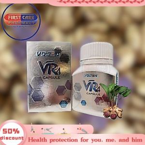 VR4 Kapsul Halia Hitam Volten - 50 Kapsul dalam Botol (HQ Stock)Mild and effective