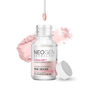 NEOGEN A-Clear Soothing Pink Eraser Spot Care Blemish Care Korean Skin Care Pink Pimple Drying Power Calamine Powder Nighttime Spot for Face and Skin (0.50 Fl Oz)