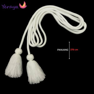 Singel Putih Singel Jubah Prodiakon Tali Pengikat Jubah Perlengkapan Rohani