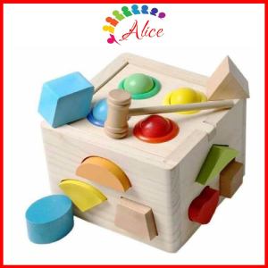 Hộp đập bóng thả hình - Đồ chơi thông minh cho bé