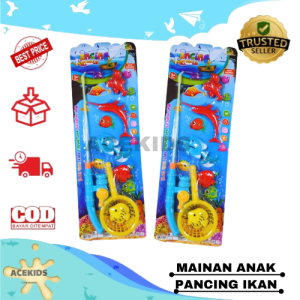 Mainan Anak Pancing Ikan Hewan Laut Edukasi