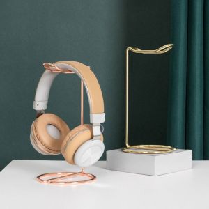 SHIRUI Metal Headphone Stand Universal Space Saving Headphone Support Stand  Office Storage Rack