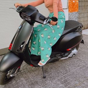 Váy chống nắng 2 lớp dày dặn sử dụng được 2 mặt vải mịn đẹp